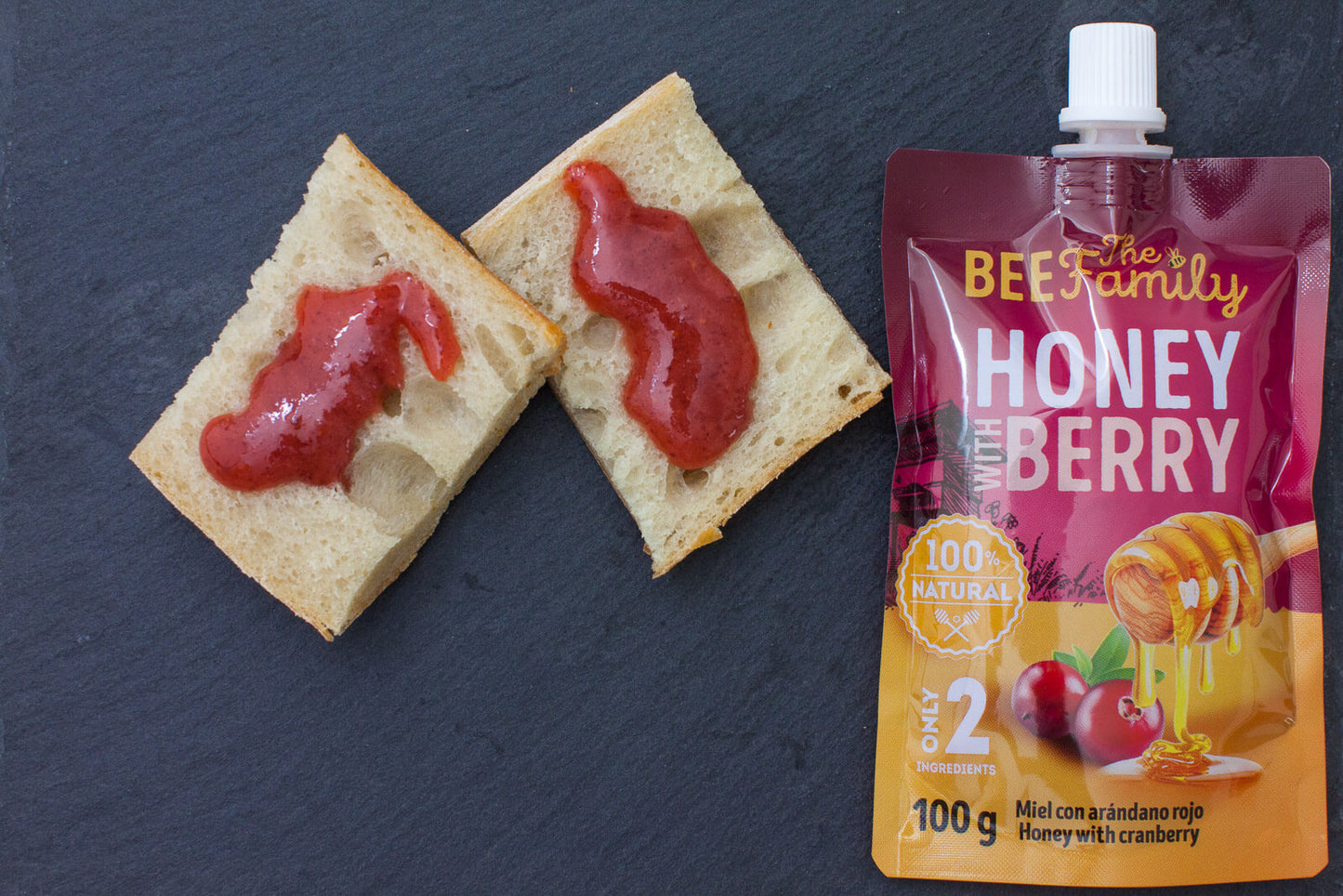 Honey with Berry | Miel con Arándano rojo