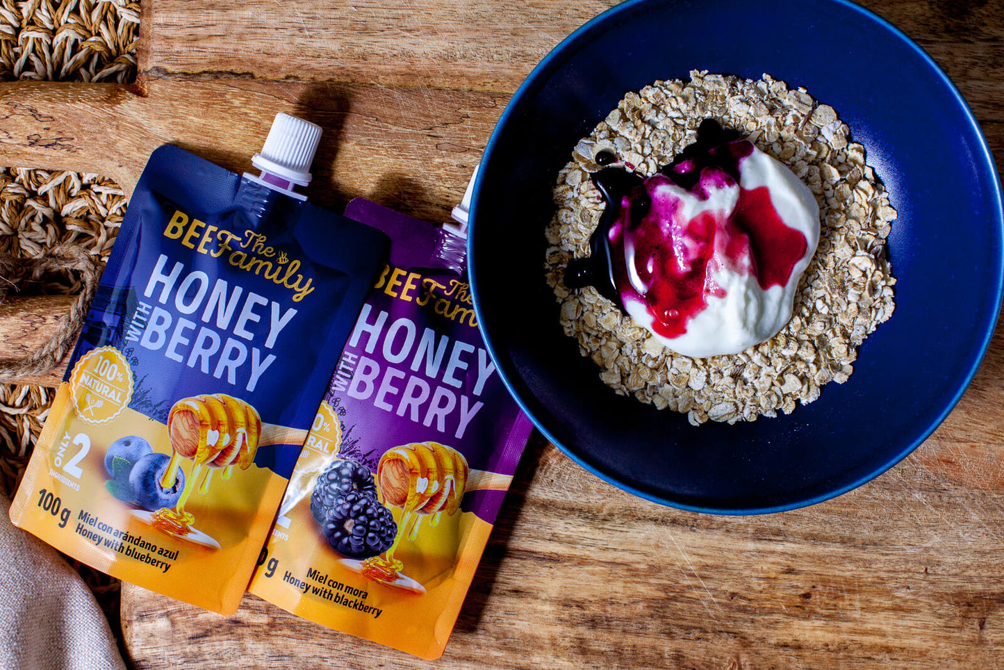Honey with Berry | Miel con frutos del Bosque | Pack degustación ( 3 sabores | 300g)