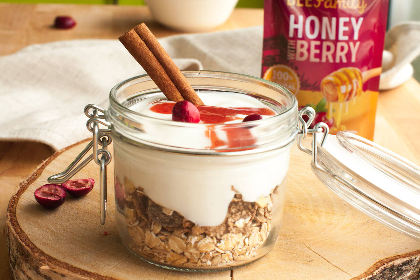 Honey with Berry | Miel con Arándano rojo